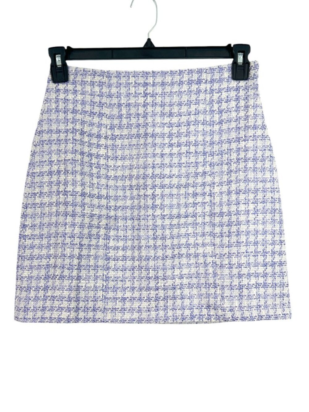 Favorite Daughter Houndstooth Skirt Lilac Purple Size 6 Pre-Loved